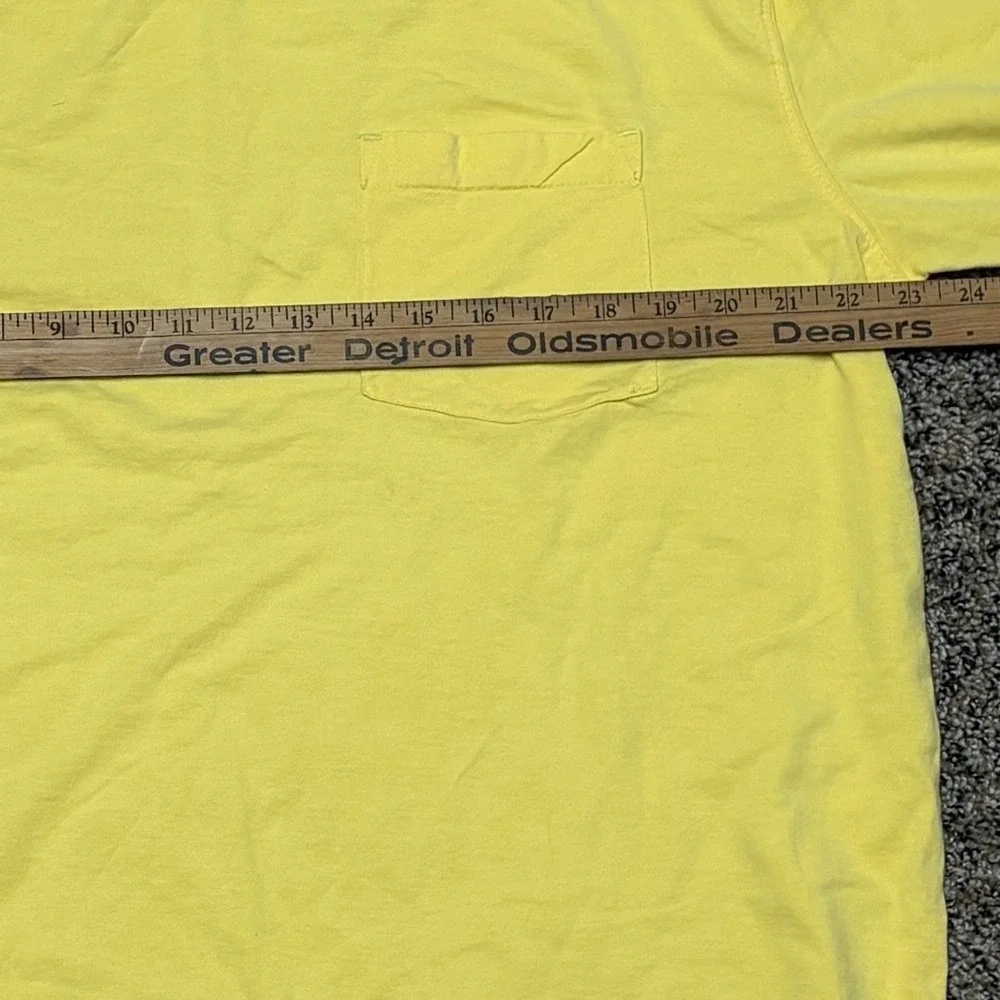Fieldgear Blank Yellow T-Shirt with Chest Pocket Men's‎ L Relaxed